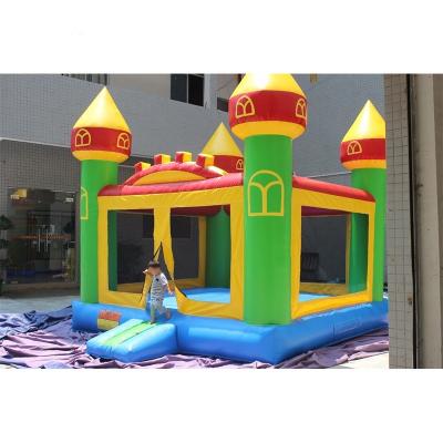 China 0.55mm PVC Tarpaulin Commercial Grade PVC Inflatable Bounce House Jumping Castle for sale