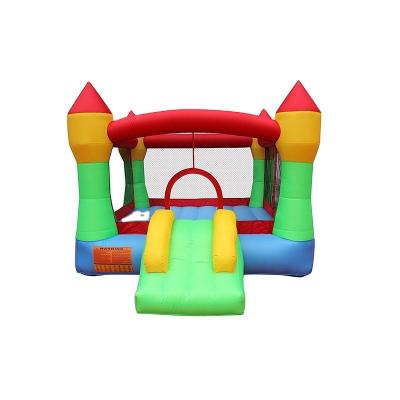 China 420D Oxford Cloth / Nylon Material Inflatable Bounce House Moonwalk Playhouse Slide With Blower for sale