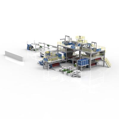 China Making Disposable Mask 3200mm SMMS Line Making Machine And Nonwoven Fabric Machine Line for sale