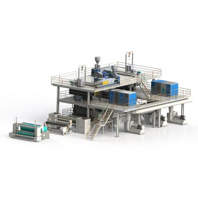 China MeltBlown Plant MPM Pulp / Wood / MeltBlown Nonwoven Fabric Making Machine Used For Wet Paper Towels for sale