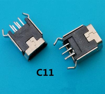 China High Quality Vertical 5 Pin PCB Mini USB Connector for sale