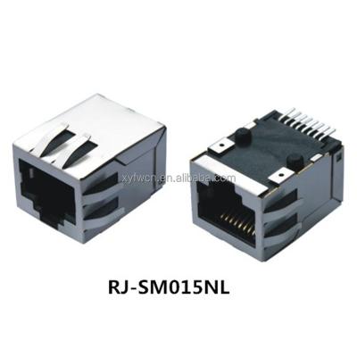 China pcb shenzhen factory price smt rj45 connector with shield boot for sale