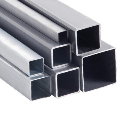 China Fluid Pipe Rectangular Shape With Various Wall Thicknesses Structural Scaffolding Galvanized Steel Square Pipe for sale