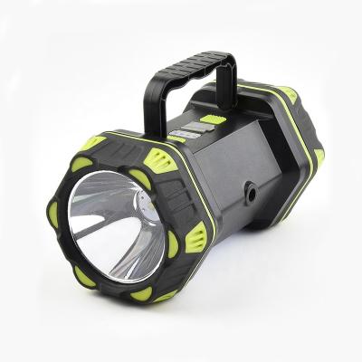 China Camping Search Hunting Tactical Led Flashlight 8 USB Rechargeable Working Light Emergency Flashlight Ultra Bright Waterproof Modes 18650 Battery Portable Spotlight for sale