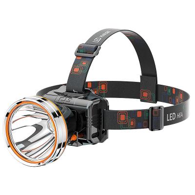 China Hiking Emergency Camping Most Powerful USB Rechargeable Folding Headlamp Long Range Waterproof Work Lamp Headlamp for sale