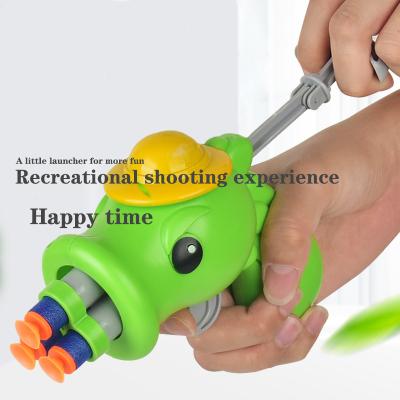 China Hand Brain Coordination Ask Discounts Plant Soft Toy Gift Boys Cartoon Bullet Gun Plastic Toy Gun Gun Shooting Toys For Children for sale