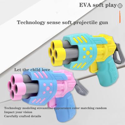 China Game Shooting Ask Discounts Manual Eva Soft Bomb Gun Air Shooting Blaster Toys Kids Boys Gift Stall Eva Soft Bomb Gun Toys for sale