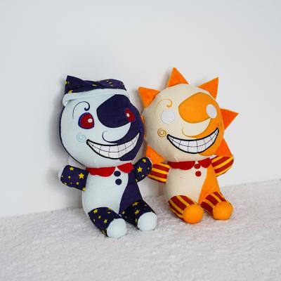 China Sundrop Children's Toys And Moondrop Fnaf Boss Clown Sun Doll Cartoon Plush Toy Game Peripheral Doll Stuffed White Hug Plush Toy for sale