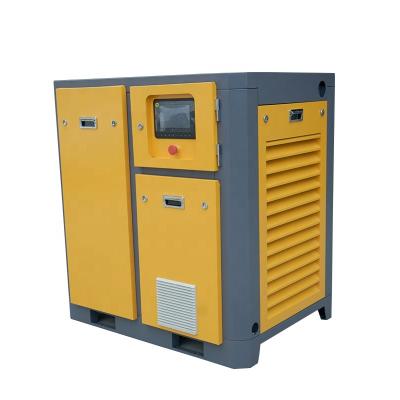 China OIL-LESS 8bar 10bar 13bar CE for industrial electric silent oil free screw air compressor 7.5kw 15kw 22kw 37kw 75kw for sale