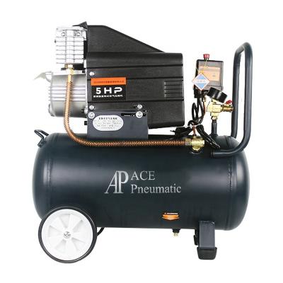 China Lubricated ACE 3hp 1.5kw 8bar 30l Piston Direct Driven Portable Air Compressor Compresor De l'Aire Kompressors for sale