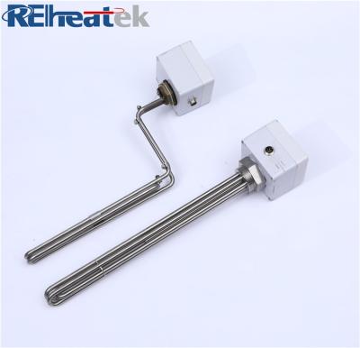 China Factory Industrial 3kw 6kw 9kw 4kw 3 Phase Titanium Tank Water Heater Electric Immersion Heating Element With Thermostat for sale