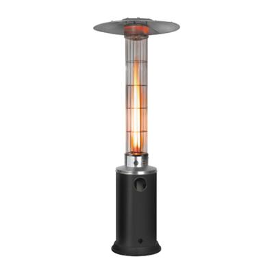 China Hot Sale Round Flame Patio Stored Heater Fuel Propane Butane Gold Their Mixture for sale