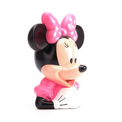 China Mickey Piggy Bank Customize Plastic Coin Bank Cardboard Cartoon Resin Cute Custom Cute Cardboard Numbers Plastic Coin Bank for sale