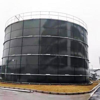 China Enameled Bolte Coating Steel Tank GFS GLS Digestion Biogas Digester Glass Lined Anaerobic Fermentation Tanks for sale