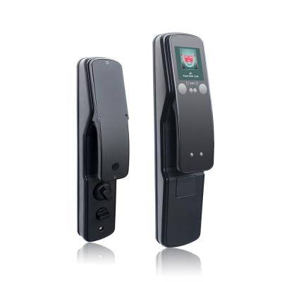 China Auto Unlock Fingerprint Door Lock Face Palm Password Mode for sale