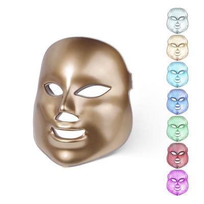 China Pore ​​Neck Facial Mask Remover 7 Colors PDT Photon LED Smart Beauty System With Led Therapy Light Facial Massager for sale