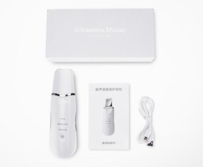 China Deepen Beauty Shrink Tools Clean Ultrasonic Skin Skin Scrubber USB Charging Ultrasonic Facial Skin Scrubber for sale