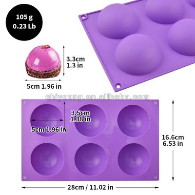 China Customized viable eco friendly 6 cavity 3d soap mold happy birthday silicone cake baking mold for sale