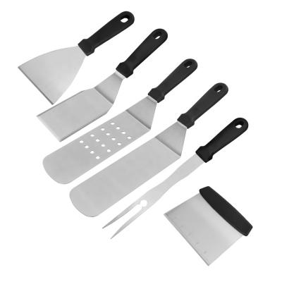 China Sustainable Griddle Accessories Set Professional BBQ Kit Stainless Steel Flat Top Grill Cooking Tool Kit for sale