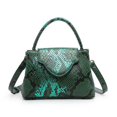 China Wholesale Fashion Women's Snakeskin Bags Designer Fashion Lady Handbags and Purses Fashion Lady Handbags for sale