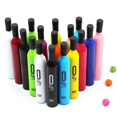 China 2022 Minimalist Customized Umbrella Printing Logo Wine Bottle Umbrella Gift Umbrella Large Customized for sale