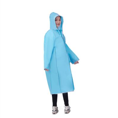 China Custom Reusable Adult Eva Rain Coat Poncho For Reuse Ponchos White Pink Blue Raincoat High Quality Bachelorette Rainwear for sale