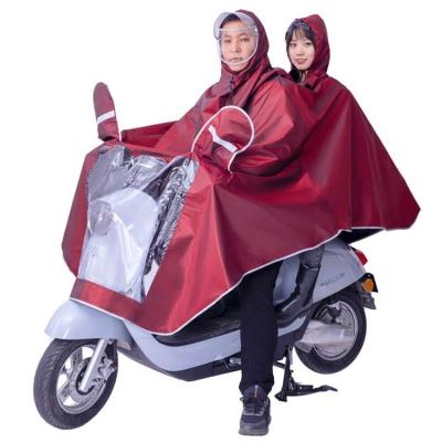 China 100% High qualityWaterproof Double Person Raincoat Jacquard Plaid Rain Poncho For Adult Rainwear for sale