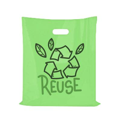 China Recyclable Custom Logo Merchandise Bag For Packaging Plastic Shopping Bag For Women Clothes Bags for sale