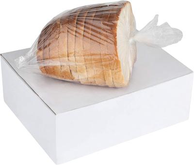 China Wholesale Recyclable Recyclable PE Plastic Bread Storage Transparent Bread Packaging Bag Clear Bread Bags for sale