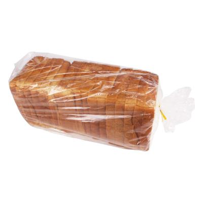 China Recyclable Food Grade Custom Printed Resealable Clear Bread Packaging Bag Bread Loaf Bags With Free Twist Ties for sale