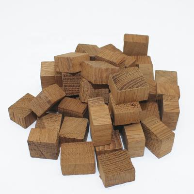 China Aging Wine Oak Wood Scrap Block Whiskey Aging Wooden Chip For Wine for sale