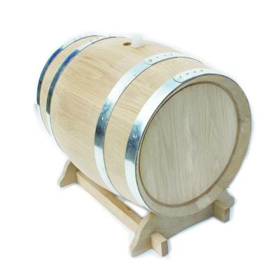 China Toasting Process 10 Liter Oak Barrel Wood Aging Whiskey Wooden Barrels For Wine for sale