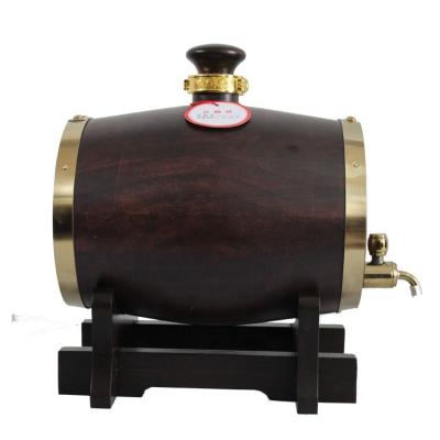 China With Liner 5 L Stainless Steel Wooden Barrels With Liner Stainless Steel Handcrafted Whiskey Oak Barrel For Wine for sale