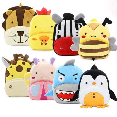 China Daily Use TS 3D Cartoon Plush Children Backpacks kindergarten Schoolbag Animal Kids Backpack Children School Bags Girls Boys Backpacks for sale