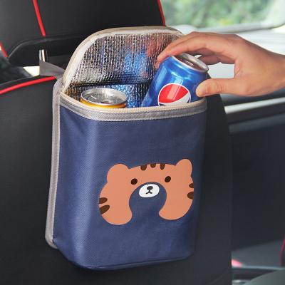 China Insulated TS Custom oxford cute animal patterns car storage bag zipper cheap insulated cooler bag for sale