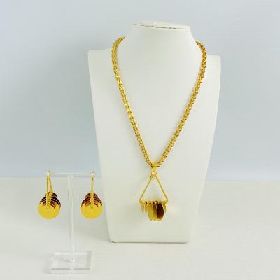 China Luxury Supplier CLASSIC Gold Star Jewelry China Gold Plated Jewelry Set For Gift for sale