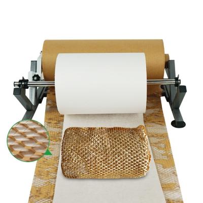 China Food Brown Honeycomb Kraft Paper Honeycomb Paper Packing Making Machine for sale