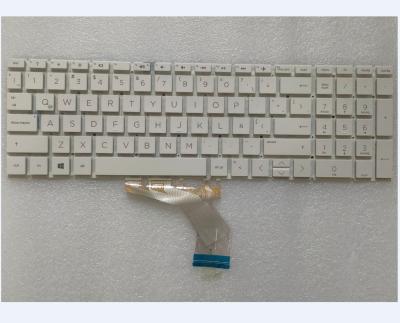 China New Capacitive Latin Language For HP 15-DA White Internal Replace Laptop Keyboard for sale