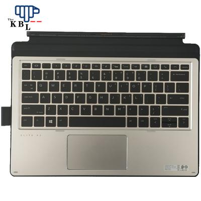 China New US Capacitive Language For HP Elite X2 1012 Collaboration G2 Silver Tablet Keyboard HSN-D08K 911747-001 for sale