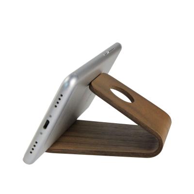 China Wholesale Waterproof High Quality Custom Logo Mobile Phone Desktop Mobile Phone Wooden Stand Holder for sale