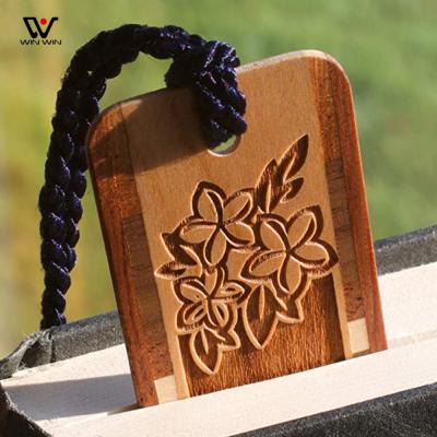 China Education Custom Laser Engraving Landmark Natural Wood Decoration Wooden Bookmarks for sale