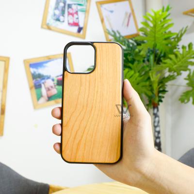 China Anti-fall Hot Sale Luxury Wooden Phone Case Women Case For Iphone 13 Pro Cover for sale