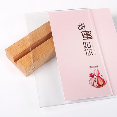 China Hot Bottom Frame Promotions Advertisement Menu Loading Promotion Gift Sale Acrylic Sign Holder for sale