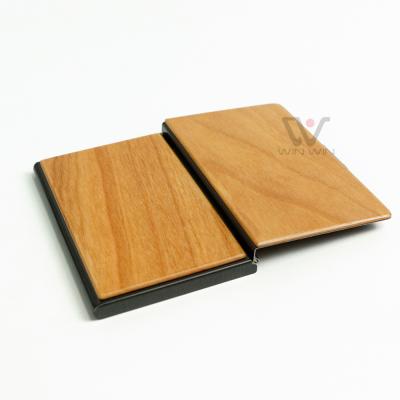 China Eco-friendly Slim Minimalist Custom Wood ID Credit Card Holder for sale