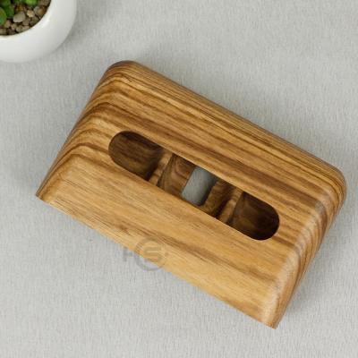 China Waterproof Wooden Bamboo Stand Cell Phone Smartphone Wireless Mobile Stand for sale