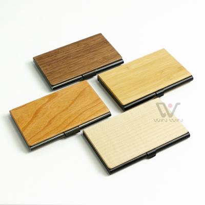 China Wholesale High Quality Eco-friendly Credit Card Holder Mini Wallet Wood Slim ID Card Holder for sale