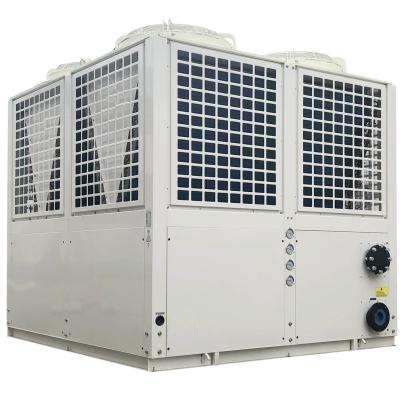 China Industrial Hotels Air Cooled Air Source Heat Pump Water Coolers Cooler Water Screw Chiller for sale