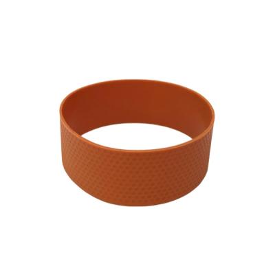 China Portable Car Imons Espresso Machine Drinks Cup Orange Non-Slip Ring For Outdoor for sale