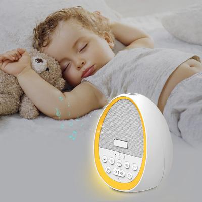 China 7 Colors LED Light Portable White Noise Machine Rechargeable Sleep White Noise Machine For Baby for sale