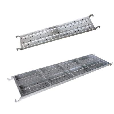 China Modern Galvanized Scaffolding Worker Walkway Platform Catwalk Metal Plank Hooks for sale